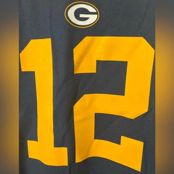 NFL Green Bay Packers Aaron Rodgers Throwback Youth Football Jersey - Picture 8 of 9